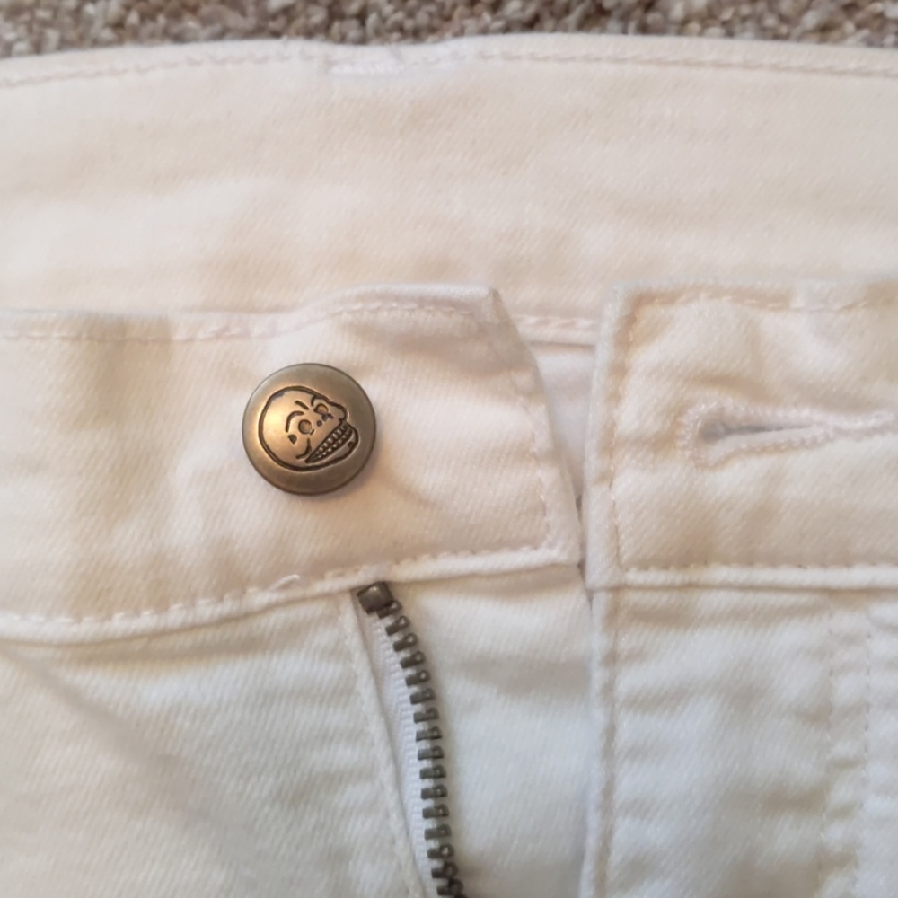 Cheap Monday High Rise Distressed Jeans (White) - Picture 2 of 3